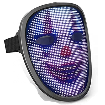 Tiktok एक्सप्लोसिव LED फुल फेस चेंजिंग मास्क बच्चों के लिए USB रिचार्जेबल